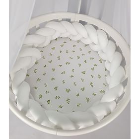 Garde-corps tressé 240 cm - blanc, TOLO