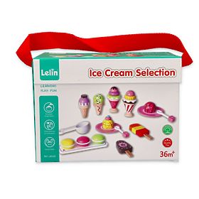 Glace - set de glaces 25 art - jouet en bois