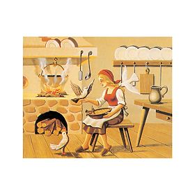 Goki Cubes en Bois Contes de Fées 20 pcs