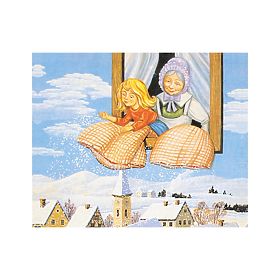 Goki Cubes en Bois Contes de Fées 20 pcs