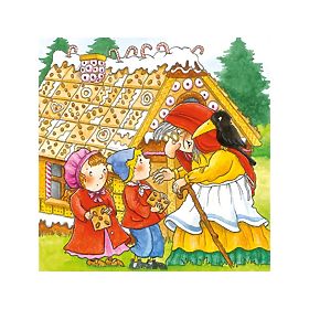 Goki Cubes en Bois Contes de Fées 9 pcs, Goki