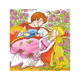 Goki Cubes en Bois Contes de Fées 9 pcs