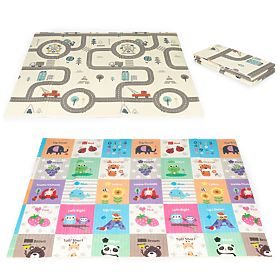 Grand tapis éducatif en mousse pliable avec sac ECOTOYS