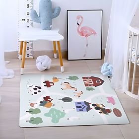 Grand tapis en mousse EVA pour enfants Ferme 90,5x90,5 cm 21 pcs ECOTOYS
