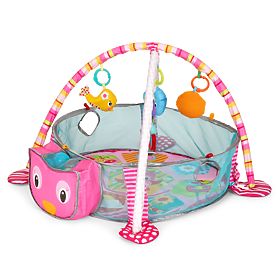 Grande tapis éducatif 3 en 1 parc 30 balles 0+ ECOTOYS