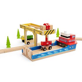 Grue portique en bois