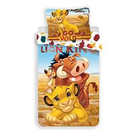 Parure de lit pour enfants Le Roi Lion 140x200 cm + 70x90 cm, The Lion King