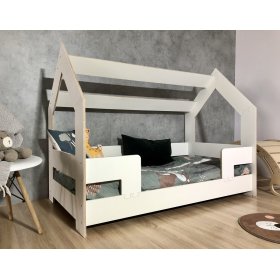 Lit cabane Puzzle - blanc, LilaBaby