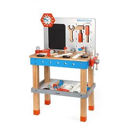 Janod BricoKids Atelier enfant avec outils 40 pcs