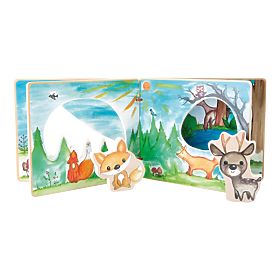 Jeu interactif de livre d'images en bois Small Foot