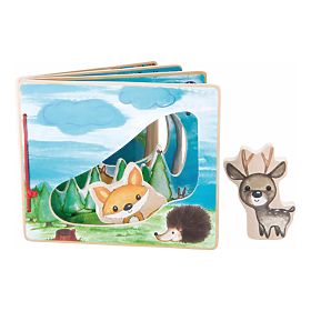 Jeu interactif de livre d'images en bois Small Foot