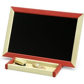 Jeujura Tableau multifonction en bois 44x30 cm avec accessoires