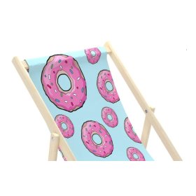 Chaise de plage Pink Donuts, Chill Outdoor