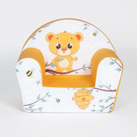 Fauteuil ours miel