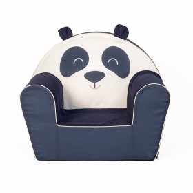 Chaise enfant Panda avec oreilles, Delta-trade
