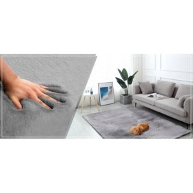 Tapis en soie Rabbit New - gris, VOPI