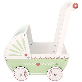 Landau en bois pour poupées
