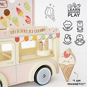 Le Toy Van Camion de Glace Nouveau Design