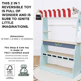 Le Toy Van Comptoir de vente 2 en 1 Honeybake