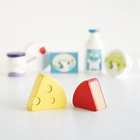 Caisse Le Toy Van avec produits laitiers