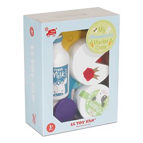 Caisse Le Toy Van avec produits laitiers