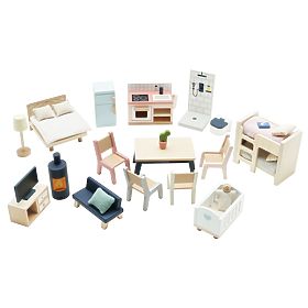 Le Toy Van Mobilier de Démarrage Daisylane - ensemble complet pour maison de poupée