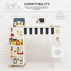 Le Toy Van Stand de vente avec caisse enregistreuse et accessoires, Le Toy Van