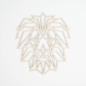 Tableau géométrique en bois - Lion - différentes couleurs, Elka Design