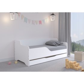 Lit banquette enfant LILU 160 x 80 cm - Blanc, Wooden Toys