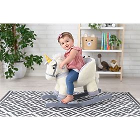 Licorne à bascule avec un siège