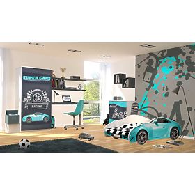 Lit voiture S-CAR - bleu, BabyBoo