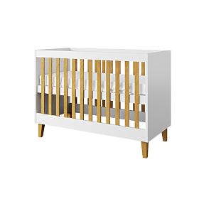 Lit enfant KUBI 120 x 60 cm - blanc