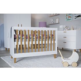 Lit enfant KUBI 120 x 60 cm - blanc