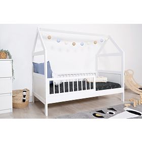 Lit de maison ELIS blanc