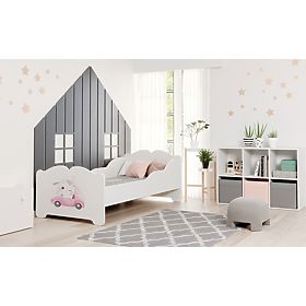 Lit d'enfant ANNA avec matelas 140x70 Chat