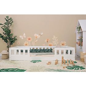 Lit d'enfant Ourbaby Meadow 2 barrières - blanc, Ourbaby®