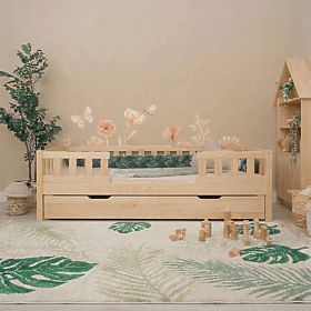 Lit enfant Montessori Ourbaby Meadow Plus Duo - naturel, Ourbaby®