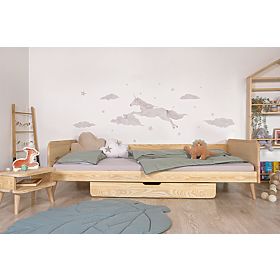 Lit de culture Nell 2in1 - naturel