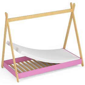 Lit enfant 160x80 GEM avec matelas rose
