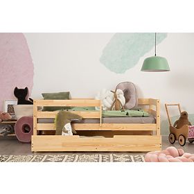 Lit enfant CPD Mila Plus avec tiroir - naturel