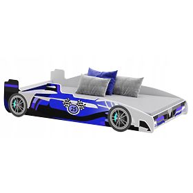 Lit enfant FORMULA bleu 160 x 80 cm