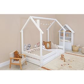 Lit Montessori pour enfants Chimney blanc