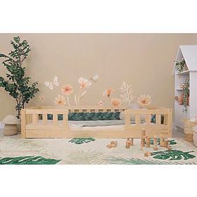 Lit enfant Montessori Ourbaby Meadow Duo - naturel, Ourbaby®