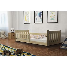 Lit enfant Tom - naturel, bas, BANABY