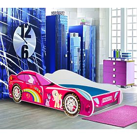 Lit enfant voiture Pink Car 160x80