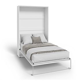 Lit escamotable KOBI VERTO 120x200 Blanc 1 pièce