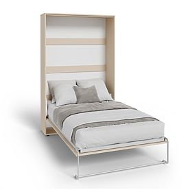 Lit escamotable KOBI VERTO 140x200 Cachemire 1 pièce