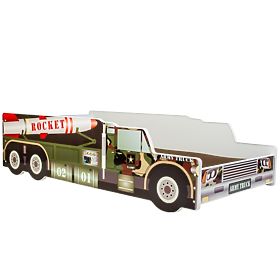 Lit simple Fusée 140x70 avec matelas