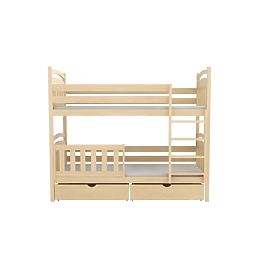 Lit superposé pour enfants Adam - naturel