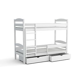 Lit superposé pour enfants Filip - blanc